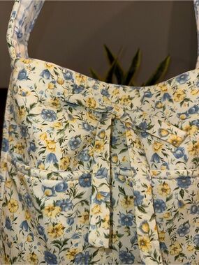 Floral Cotton Tote Bag